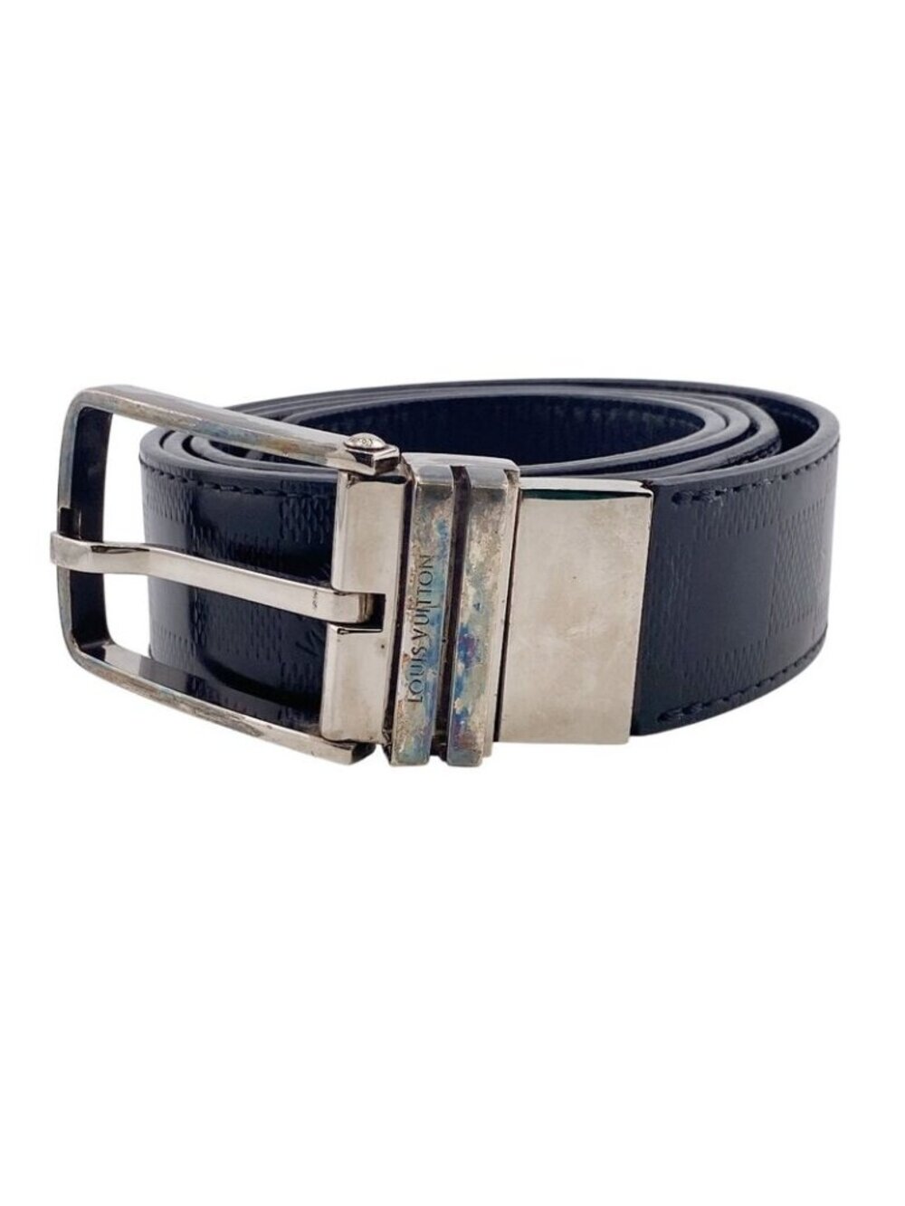 Louis Vuitton M9674 Damier Infini Belt Brand Jeans Dress Casual Business Black - Picture 1 of 9